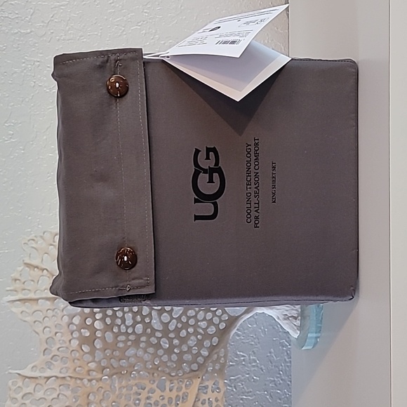 UGG Other - 🩵NWT💙 UGG King Sheet Set, Charcoal